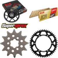 Chain Kit - ALU - black for: KAWASAKI KX125 98-99 12-48-112 DID520ERT2(G&G) Clip