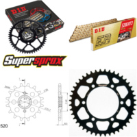 Chain Kit - ALU - black for: KAWASAKI GPX250 R Ninja 88-02 14-44-106 DID520ERT2(G&G) Clip