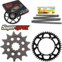 Chain Kit - ALU - black for: KAWASAKI KX250 F 04-05 13-48-114 DID520NZ Clip