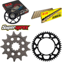 Chain Kit - ALU - black for: KAWASAKI KX250 F 04-05 13-48-114 DID520VX3(G&B) rivet