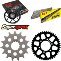 Chain Kit - ALU - black for: KAWASAKI EN650 Vulcan S 15-15 15-46-120 DID520VX3 rivet
