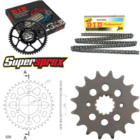 Chain Kit - ALU - black for: KAWASAKI GPZ400 49PS 85-89/ 16-38-104 DID520NZ Clip