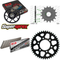 Chain Kit - ALU - black for: KAWASAKI ZX-6R /RR 09-12/ZX-6 16-43-112 DID520ZVM-X rivet