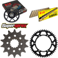 Chain Kit - ALU - black for: KAWASAKI KLX650 R 93-96 14-48-110 DID520VX3(G&B) Clip