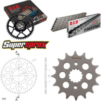 Chain Kit - ALU - black for: KAWASAKI ZXR750 93-95 16-44-110 DID530ZVM-X rivet