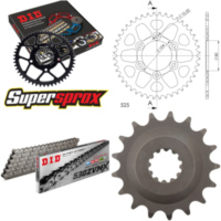 Chain Kit - ALU - black for: KAWASAKI ZZR1100 95-01 17-44-110 DID530ZVM-X rivet