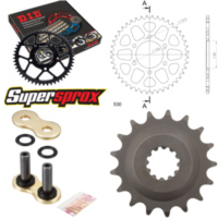 Kettensatz Alu schwarz für: KAWASAKI ZZR1200 02-05 17-44-112 DID530ZVM-X(G&G) Niet