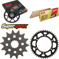 Kettensatz Alu schwarz für: SUZUKI DR350 [US] 90-93 14-47-110 DID520ERT2(G&G) Clip