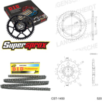 Kettensatz Alu für: SUZUKI RM500 83-87 14-46-112 DID520NZ Clip