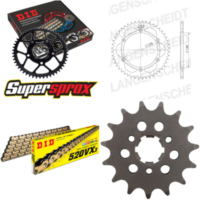 Chain Kit - ALU - for: SUZUKI DR800 S 91-93 15-47-116 DID520VX3(G&B) Clip