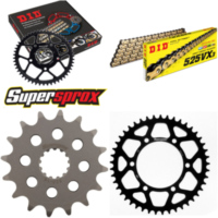 Chain Kit - ALU - black for: SUZUKI GSX-R 750 11-15 16-45-116 DID525VX3(G&B) rivet