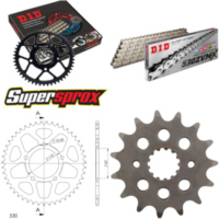 Kettensatz Alu schwarz für: SUZUKI GSX600 F 98-06/GSX750 15-47-118 DID530ZVM-X(S&S) Endlos