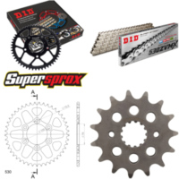 Chain Kit - ALU - black for: SUZUKI GSF1200 /N /S Bandit 15-45-114 DID530ZVM-X(S&S) rivet