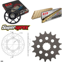 Kettensatz Alu schwarz für: SUZUKI GSX-S 1000 F / ABS 15- 17-44-116 DID525ZVM-X(G&G) Endlos
