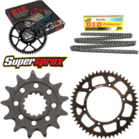 Chain Kit - ALU - black for: Gas Gas EC200 99-02/MC250 00-02 13-51-116 DID520NZ Clip
