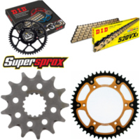Chain Kit Stealth gold for: BETA RR300 Enduro 12-15/RR35 13-49-114 DID520VX3(G&B) Clip