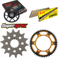 Chain Kit Stealth gold for: BETA RR400 Enduro 05-11/RR45 14-50-114 DID520VX3(G&B) Clip