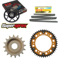 Kettensatz Stealth gold für: APRILIA ETX350 Tuareg Wind 8 16-45-104 DID520NZ Clip