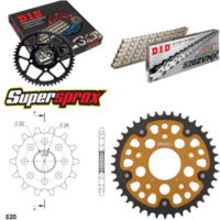 Chain Kit Stealth gold for: APRILIA Pegaso 125 89-99/Tua 14-40-104 DID520ZVM-X(S&S) rivet