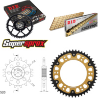 Chain Kit Stealth gold for: APRILIA Pegaso 650 92-95 16-47-110 DID520ZVM-X(G&G) rivet