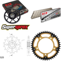 Chain Kit Stealth gold for: TRIUMPH Daytona 600 03-04 15-45-108 DID525ZVM-X(S&S) endless