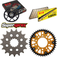 Chain Kit Stealth gold for: TRIUMPH Thunderbird 750 95-9 17-43-110 DID530VX3(G&B) endless