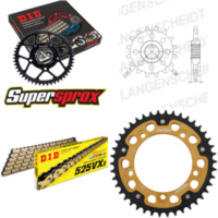 Chain Kit Stealth gold for: TRIUMPH Speed Four 600 03-05 14-42-106 DID525VX3(G&B) endless