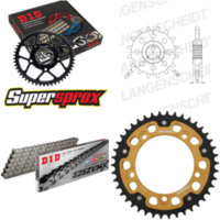 Chain Kit Stealth gold for: TRIUMPH Speed Four 600 03-05 14-42-106 DID525ZVM-X rivet