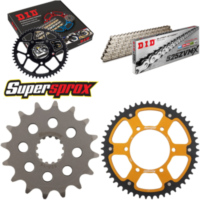 Chain Kit Stealth gold for: TRIUMPH Tiger 800 / ABS 11-15 16-50-122 DID525ZVM-X(S&S) rivet
