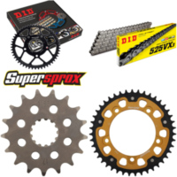 Chain Kit Stealth gold for: TRIUMPH T100 Bonneville 800 17-43-104 DID525VX3 endless
