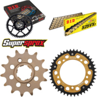Chain Kit Stealth gold for: TRIUMPH Speedmaster 800 03-04 16-42-112 DID525VX3(G&B) endless