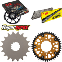 Kettensatz Stealth gold für: TRIUMPH America 865 07-15 18-42-112 DID525VX3 Endlos