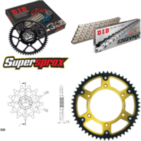 Chain Kit Stealth gold for: HONDA CR125 R 04-07 13-52-116 DID520ZVM-X(S&S) rivet