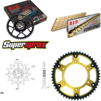 Kettensatz Stealth gold für: HONDA CR125 R 04-07 13-52-116 DID520ZVM-X(G&G) Endlos