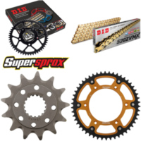 Kettensatz Stealth gold für: HONDA CRF450 R 02-03 13-50-114 DID520ZVM-X(G&G) Endlos