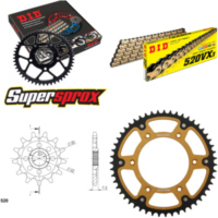 Chain Kit Stealth gold for: HONDA CRF250 R 04-09 13-51-114 DID520VX3(G&B) endless