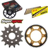 Chain Kit Stealth gold for: HONDA CR250 R 88-89 14-51-116 DID520VX3(G&B) rivet