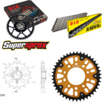 Chain Kit Stealth gold for: HONDA CBX550 F 82-84 16-43-104 DID530VX3 endless