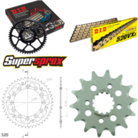 Chain Kit Stealth gold for: HONDA XR600 R [DE] 91-00 14-45-110 DID520VX3(G&B) Clip