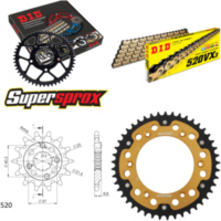 Chain Kit Stealth gold for: HONDA XR650 L [US] 93-96 15-45-114 DID520VX3(G&B) endless