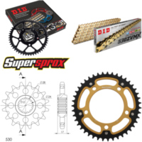 Kettensatz Stealth gold für: HONDA CBR600 F 91-96 15-43-108 DID530ZVM-X(G&G) Endlos