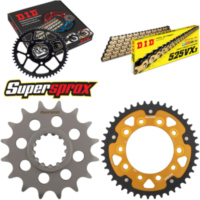 Kettensatz Stealth gold für: HONDA CBR600 F 99-00 16-44-108 DID525VX3(G&B) Niet