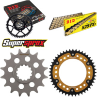 Chain Kit Stealth gold for: HONDA CBR600 F 01-10 16-44-108 DID525VX3(G&B) rivet