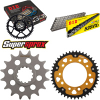 Chain Kit Stealth gold for: HONDA CB600 F Hornet /S 07-1 16-43-118 DID525VX3 endless