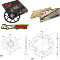 Chain Kit Stealth gold for: HONDA NX650 Dominator 88-88 15-45-108 DID520ZVM-X(G&G) endless