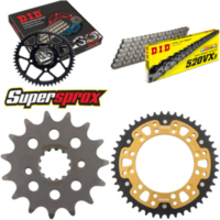 Chain Kit Stealth gold for: HONDA NX650 Dominator 32KW 15-46-110 DID520VX3 Clip