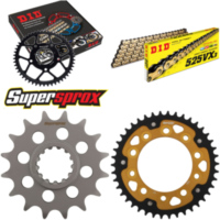 Chain Kit Stealth gold for: HONDA CBF600 /N /S 08-13 16-42-124 DID525VX3(G&B) endless
