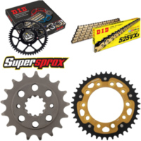Kettensatz Stealth gold für: HONDA VT750 C /C2 97-10 17-41-122 DID525VX3(G&B) Endlos