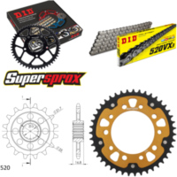 Chain Kit Stealth gold for: HONDA NC750 SA 14-15/SD 14-1 17-43-112 DID520VX3 rivet