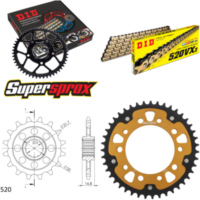 Kettensatz Stealth gold für: HONDA NC750 SA 14-15/SD 14-1 17-43-112 DID520VX3(G&B) Endlos
